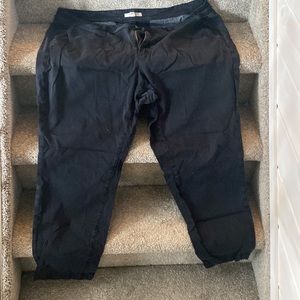 Nordstrom Sejour black/charcoal pants